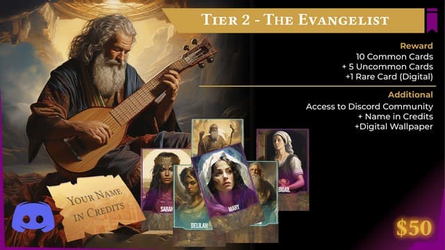 Crowdfunding Patron Tier 2 - click for details