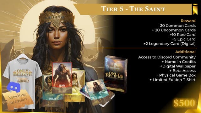 Crowdfunding Patron Tier 5 - click for details